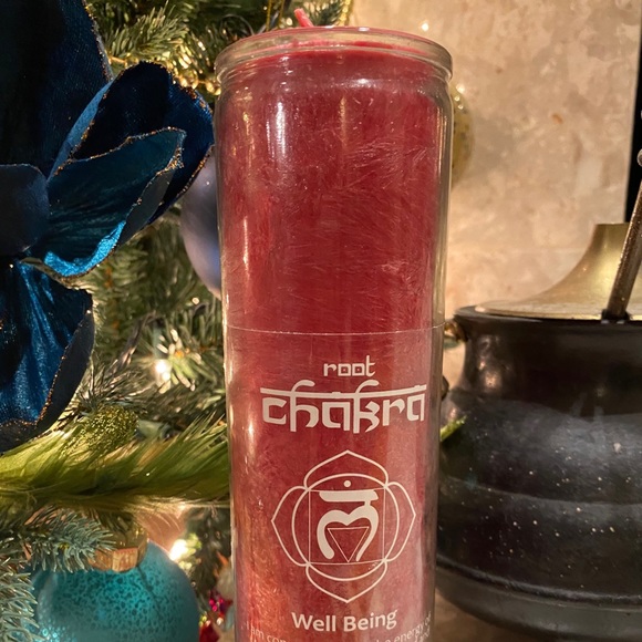 Candle Root Chakra Red Well-Being NWT 8” - Picture 2 of 4